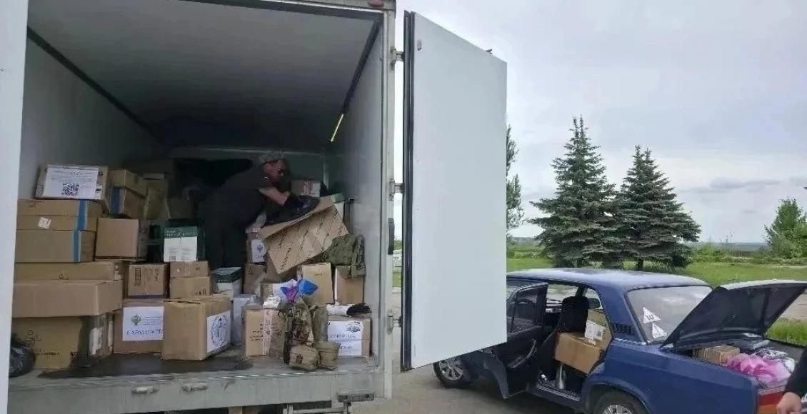 Активисты Народного фронта Саратовской области вернулись из очередной гуманитарной миссии в зону специальной военной операции