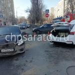 В ДТП на улице Рахова пострадала водитель легковушки