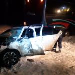 В Лысогорском районе произошла авария с участием пассажирского автобуса