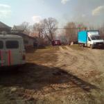Спасатели и пожарные тушили камыш в Аткарске