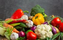 healthy vegetables on wooden table,World food day