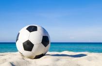 football-on-a-beach