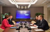 Роман Бусаргин в Москве встретился с генеральным директором Агентства стратегических инициатив Светланой Чупшевой