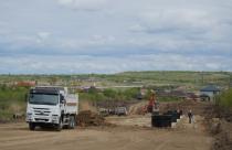 Продолжается строительство новой дороги, которая напрямую соединит поселки Расково и Солнечный-2