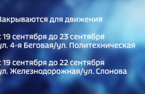 Пересечение 4-й Беговой и Политехнической будет недоступно с 23:00 19 сентября до 5:00 понедельника, 23 сентября