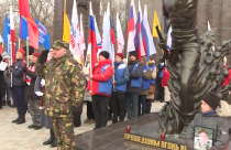 На церемонии присутствовали родные павших героев спецоперации и представители регионального правительства