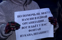 Уже долгое время они живут буквально на болоте