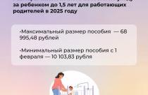 15 тысяч семей Саратовской области получают ежемесячное пособие по уходу за ребенком до 1,5 лет