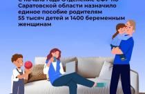  Накануне международного дня семьи Отделение СФР по Саратовской области напоминает правила назначения единого пособия