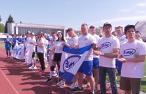 На стадионе «Локомотив» устроили спартакиаду среди работающей молодежи