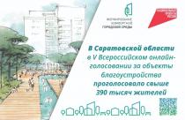 Завершилось Всероссийское онлайн-голосование за выбор объектов благоустройства в рамках федерального проекта «Формирование комфортной городской среды»