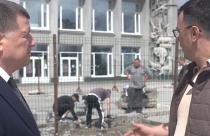 В летний период подрядной организацией проводится замена более 500 м² плиточного покрытия