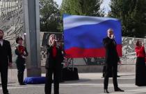 В мероприятии приняли участие представители органов власти, ветераны, трудовые коллективы, молодежь и общественные организации