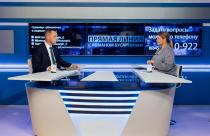 Состоялась прямая линия с губернатором Саратовской области Романом Бусаргиным