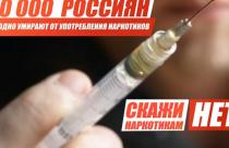 Скажи наркотикам «НЕТ»