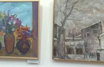 Там открылась персональная выставка к 75-летию саратовского художника Романа Мерцлина