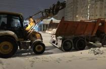 В ночное время было задействовано 297 единиц специализированной техники служб благоустройства города