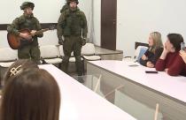 В гости к женской части коллектива ГТРК «Саратов» заглянули курсанты Саратовского высшего артиллерийского командного училища