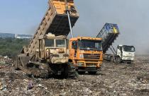 К ликвидации последствий возгорания на мусорном полигоне АО «Ситиматик» в Энгельсе привлечена дополнительная техника