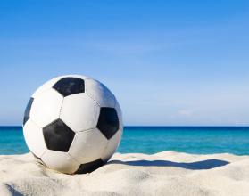 football-on-a-beach