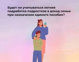 Отделение СФР по Саратовской области напоминает, когда официальный заработок от их трудовой деятельности не учитывается в доходы семьи при назначении единого пособия