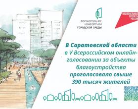 Завершилось Всероссийское онлайн-голосование за выбор объектов благоустройства в рамках федерального проекта «Формирование комфортной городской среды»
