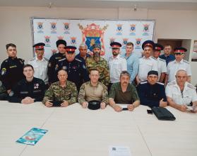 На площадке министерства внутренней политики и общественных отношений области прошло заседание Совета Атаманов Окружного казачьего общества Саратовской области