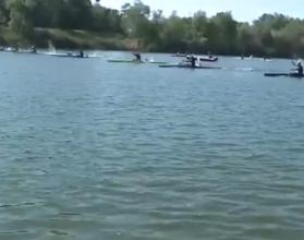 На озере Сазанка прошли уже традиционные Всероссийские соревнования по гребле на байдарках и каноэ