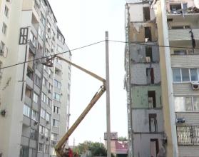 Напомним, он пострадал из-за взрыва газа, который произошел 25 июля в многоэтажке напротив