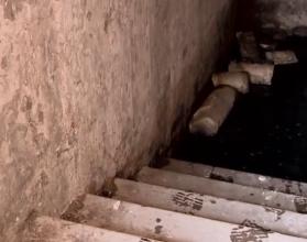 В доме затоплены подвалы
