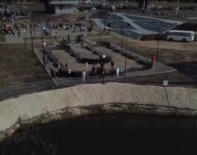 На новой прогулочной зоне провели фестиваль спорта