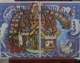 Она посвящена теме сказок в творчестве известных русских и советских художников-иллюстраторов