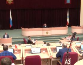 В Саратовской областной Думе прошло 65-е заседание