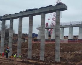 Сейчас активно ведутся работы по строительству южного обхода