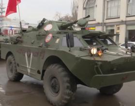 Традиционный бронепробег прошел по улицам нашего города – от кинотеатра «Победа» до Парка Победы