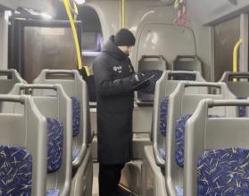 Сегодня с 4 утра проходил предрейсовый осмотр пригородного и городского общественного транспорта