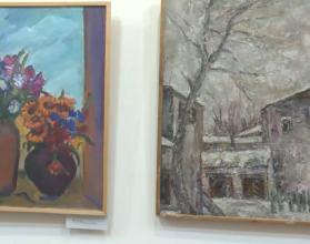 Там открылась персональная выставка к 75-летию саратовского художника Романа Мерцлина