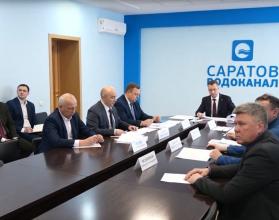 Предстоящие работы на площадке Саратовводоканала губернатор Роман Бусаргин обсудил с представителями администрации и предприятия