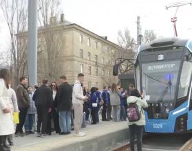 16 трехсекционных трамваев закуплены при поддержке председателя Госдумы Вячеслава Володина
