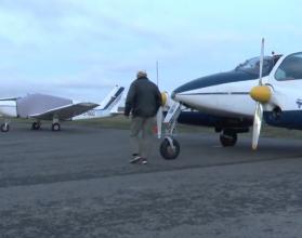 В рамках Недели космоса, объявленной президентом России Владимиром Путиным, с аэродрома в Дубках сегодня стартовала авиационная экспедиция