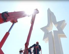 В Энгельсе накануне Дня Победы отреставрировали два монумента, посвященных участникам Великой Отечественной войны