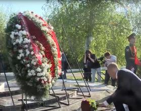 Сегодня на Воскресенском кладбище почтили память воинов, павших во время Великой Отечественной войны