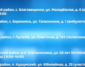На этот раз он побывает в 13 районах Саратовской области. Терапевты и узкие специалисты проведут выездные приемы