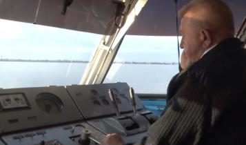 Начал свою работу и речной транспорт