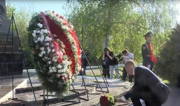Сегодня на Воскресенском кладбище почтили память воинов, павших во время Великой Отечественной войны