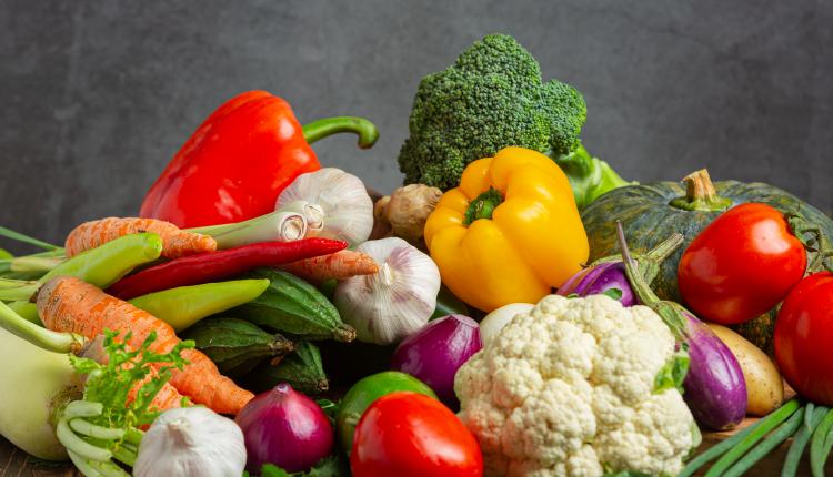 healthy vegetables on wooden table,World food day