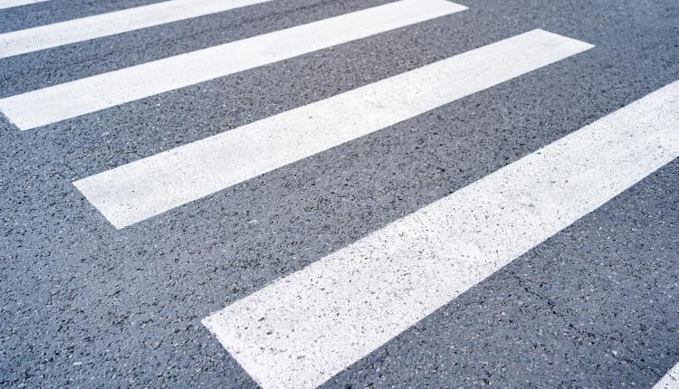 Close up crosswalk