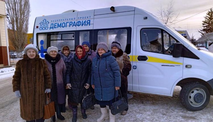 Выезд в медицинские учреждения осуществляется транспортом, закупленным благодаря национальному проекту «Демография»