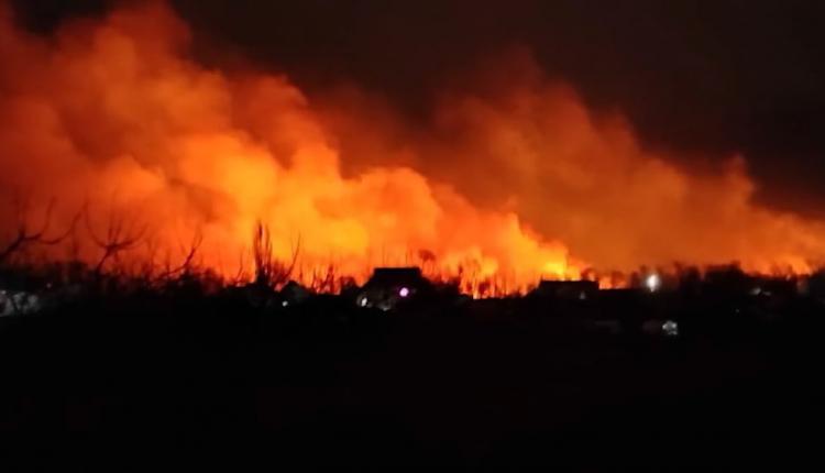 В Балаковском районе горели поля сельскохозяйственного назначения