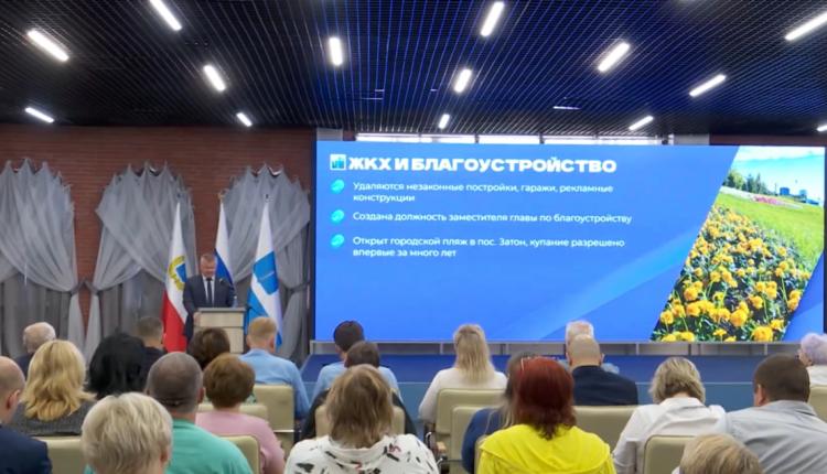 Глава Саратова Михаил Исаев выступил с отчетом о деятельности администрации за первое полугодие